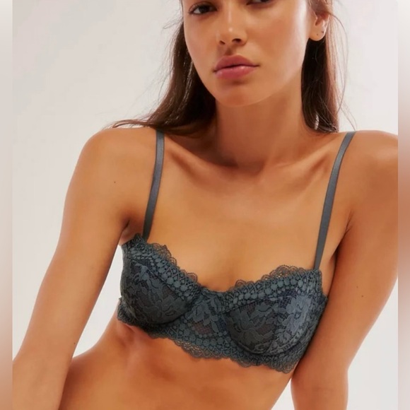 Free People Intimately *Maya* Convertible Underwire Bra in Storm Water. NWT - Picture 1 of 5